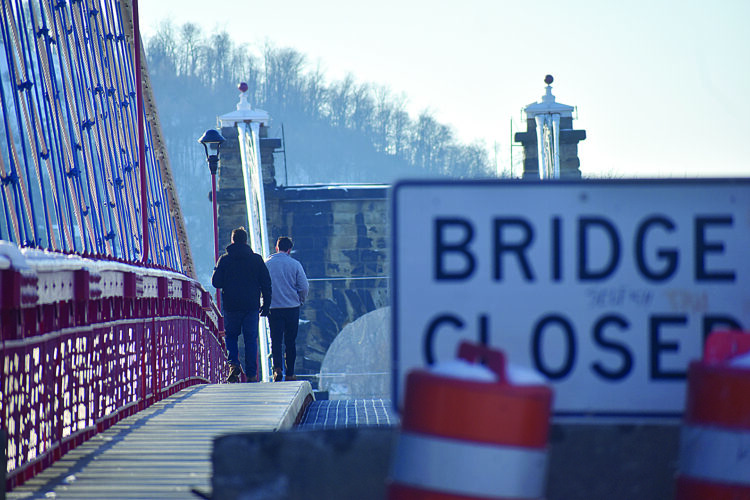 Landmark in Limbo: State Officials Still Weighing Future Use of Wheeling Suspension Bridge